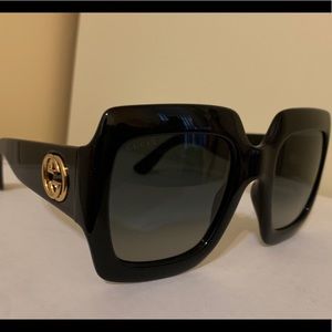Authentic Gucci Urban GG0053S Black Sunglasses